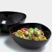 10 Tigelas de Plástico 3,5L Saladeiras Triangulares Pretas Essential Coza Cozinha Saladas