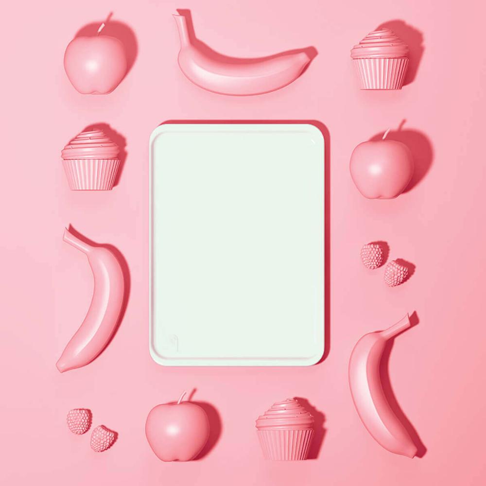 12 Bandejas Plásticas para Servir Hamburguer 32x23cm Restaurante Branco A4 Uno Coza