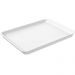 12 Bandejas de Plástico Self Service Hambúrguer 32x23cm Bran