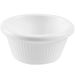 12 Ramekin Canelado Haus Refratário De Melamina 50ml Branco