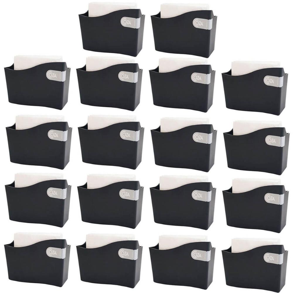 18 Suportes Porta Guardanapo e Sache para Restaurante 14cm M
