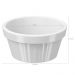 50 Ramequins Restaurante 30ml Mini Servir Molhos Shoyu Branco Canelado Uno Coza