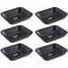 6 Mini Molheiras Petisqueiras Essential Coza 10x9cm Preto Su