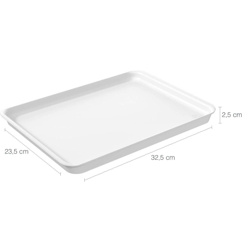 Bandeja Plástica para Servir Hamburguer 32x23cm Restaurante