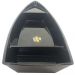 Barca para Sushi Comida Japonesa Oriental Preto Uno Coza Plástico 27,5x13cm