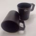 Caneca Escolar 250ml Plástica Xícara Preta Água Café Achocolatado Coza Empilhável Casual Avulsa