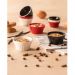 Conjunto 12 Ramekins Pretos Canelados 90ml Potes Bowls Peque