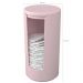 Conjunto para Banheiro Serene Coza Lixeira 1L Porta Sabonete Discos Algodão Celular Rosa 4pçs