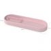 Conjunto para Banheiro Serene Coza Lixeira 1L Porta Sabonete Discos Algodão Celular Rosa 4pçs