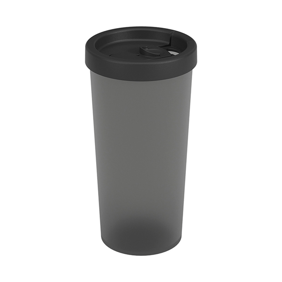 Copo com Tampa Nutri 500ml Fumê