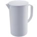 Jarra de Suco 2 litros com Tampa Coza Casual Água Chá Bebida Branco
