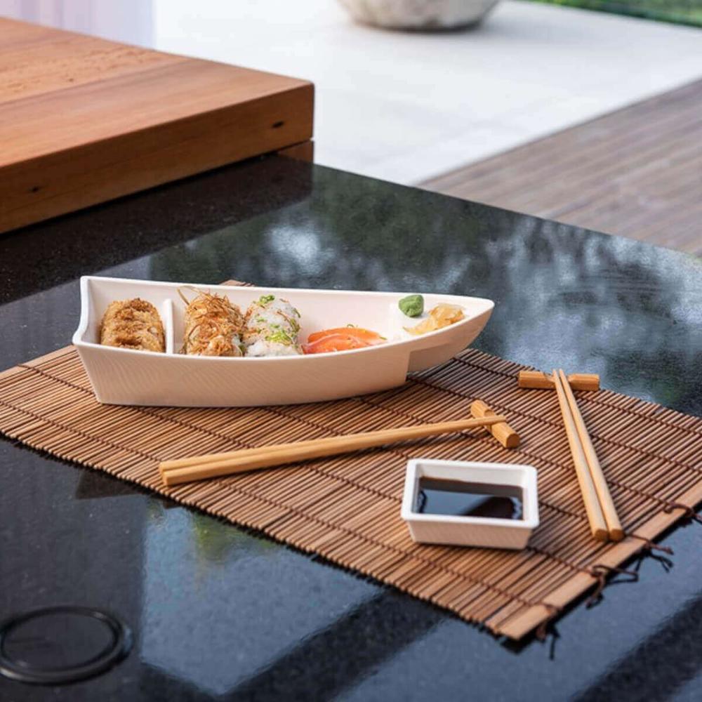 Kit 10 Molheiras Maionese Shoyu 230ml Potinho Pequeno Branco Uno Hotel Restaurante