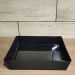 Kit 10 Travessas 4,8l Retangulares para Servir a Mesa Preta Bandeja Salada Sobremesa Coza