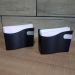 Kit 12 Porta Guardanapo Médio 14cm Suporte Guardanapo Mesa Restaurante Bar Brinox Preto