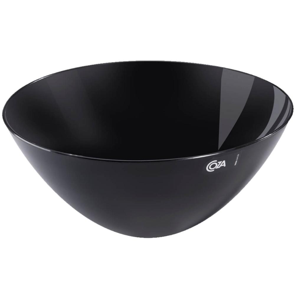 Kit 12 Tigelas Saladeiras Servir Pretas 3,5L Bowls Pipoca So