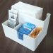 Kit 15 Portas Sachês Guardanapos Açúcar Organizador Multiuso Bancada Branco