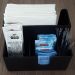 Kit 15 Portas Sachês Guardanapos Açúcar Organizador Multiuso Bancada Preto