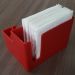 Kit 15 Portas Sachês Guardanapos Açúcar Organizador Multiuso Bancada Vermelho