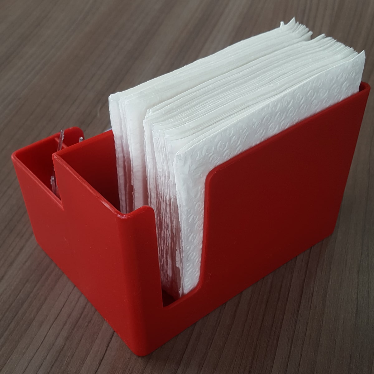 Kit 15 Portas Sachês Guardanapos Açúcar Organizador Multiuso Bancada Vermelho