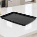 Kit 16 Bandejas Pretas 34x24cm de Plástico Self Service para Restaurantes Coza