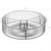 Kit 2 Organizadores Giratórios 3 Divisórias Coza New Retrô 31cm Temperos Cozinha Plástico