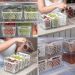 Kit 2 Organizadores de Geladeira 6,7L 5 Cestos Escorredores Coza Dry Vegetais Frutas