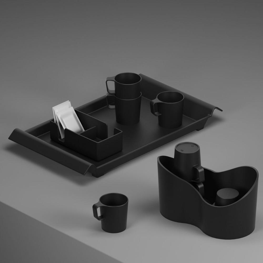 Kit 24 Bandejas Servir Self Service 45x29cm Restaurante Hote