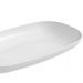 Kit 24 Travessas Bandeja 38x21cm Servir Petisco Sushi Oriental Retangular Branca Coza Uno