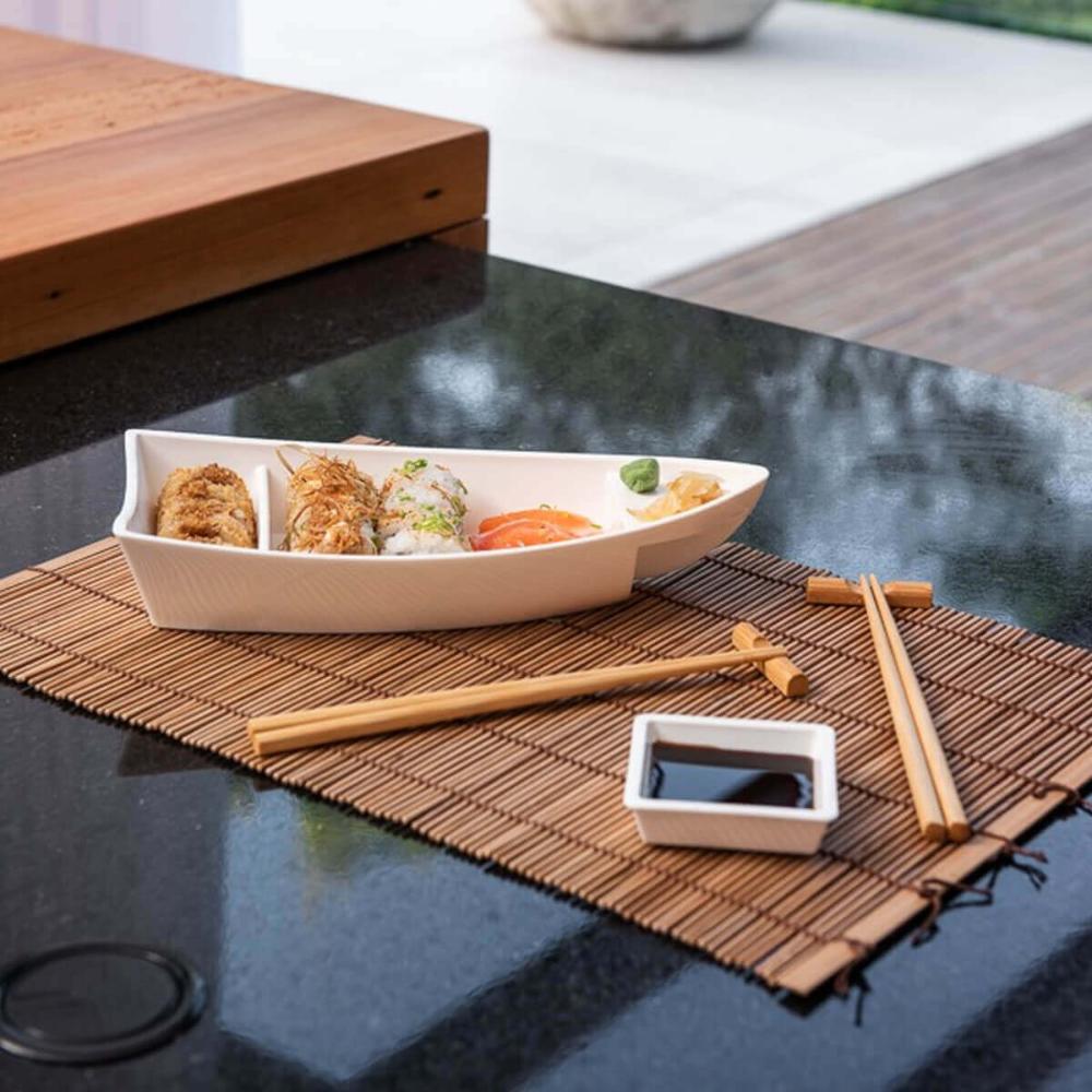 Kit 4 Molheiras Maionese Shoyu 230ml Potinho Pequeno Branco Uno Hotel Restaurante