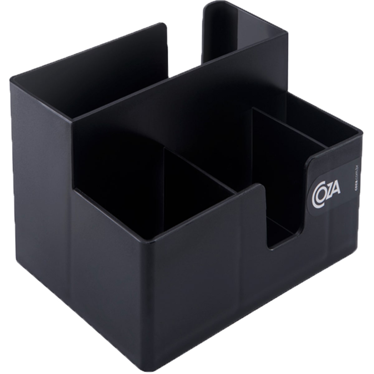 Kit 4 Porta Sachês Guardanapos Açúcar Organizadores Bancada Preto