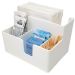 Kit 40 Portas Sachês Guardanapos Açúcar Organizador Multiuso Bancada Branco