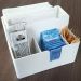 Kit 40 Portas Sachês Guardanapos Açúcar Organizador Multiuso Bancada Branco