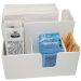 Kit 40 Portas Sachês Guardanapos Açúcar Organizador Multiuso Bancada Branco