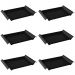 Kit 6 Bandejas Plástica Grande Servir Self Service 45x29cm R
