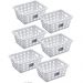 Kit 6 Cestos Plásticos para Servir Batata Frita Pastéis Quei