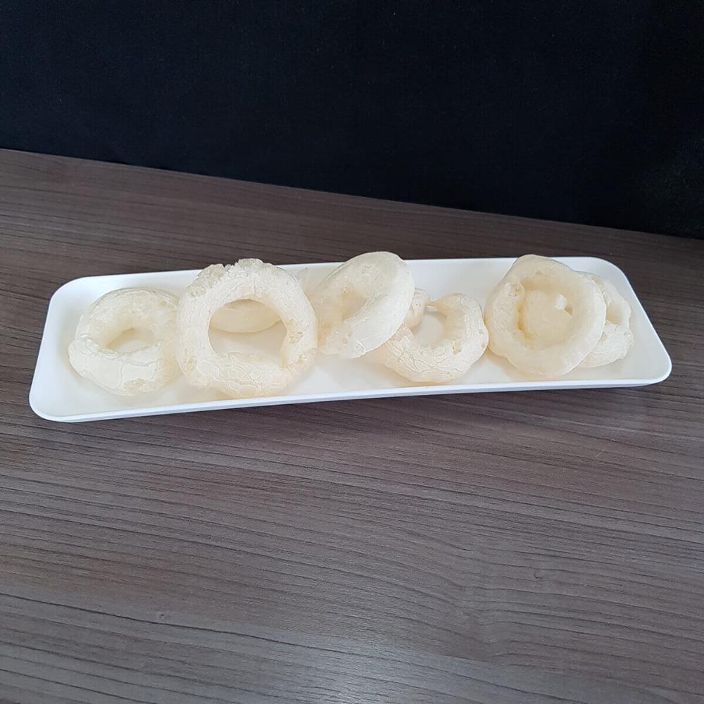 Kit 6 Petisqueiras Retangulares Prato De Petisco Coza Grande Branco