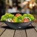 Kit 6 Tigelas Saladeiras para Servir Coza Essential Pretas 3,5L Bowls Pipoca Sobremesas Alimentos