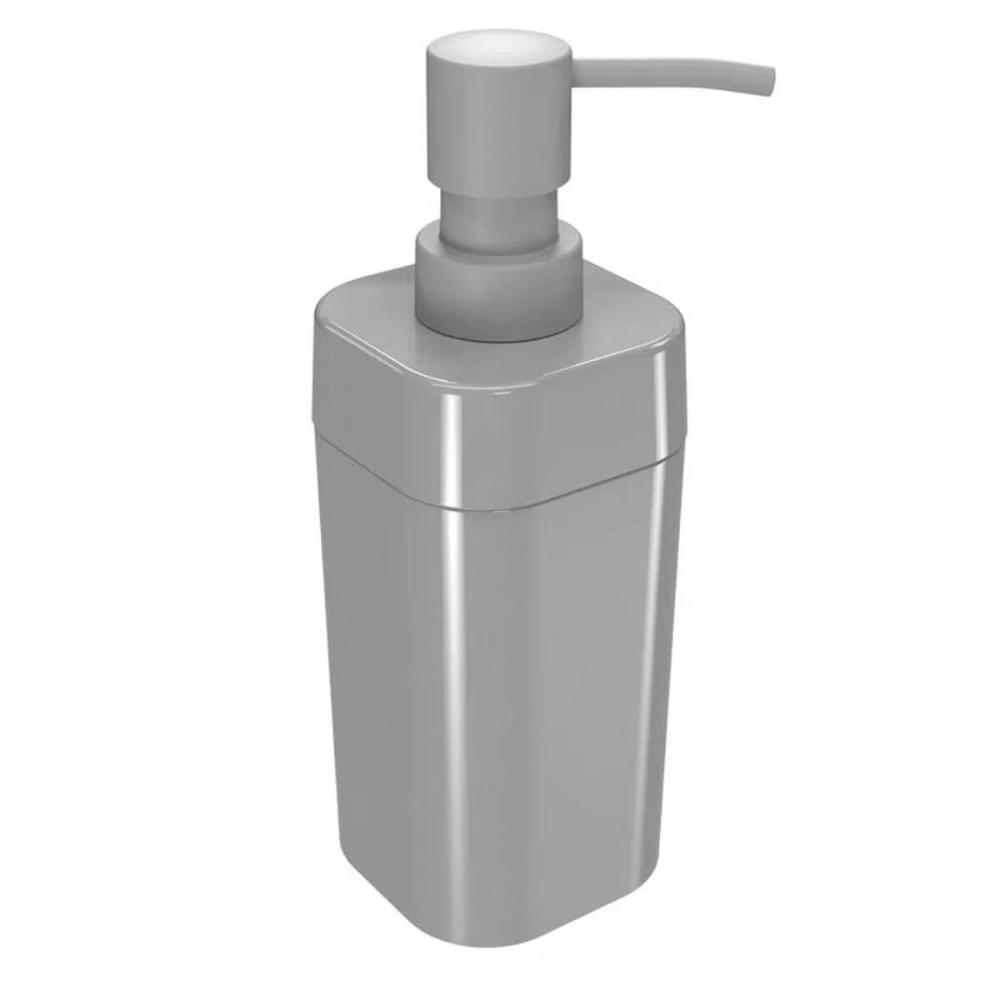 Kit Banho Dispenser Sabonete Porta Escova Saboneteira em Bar