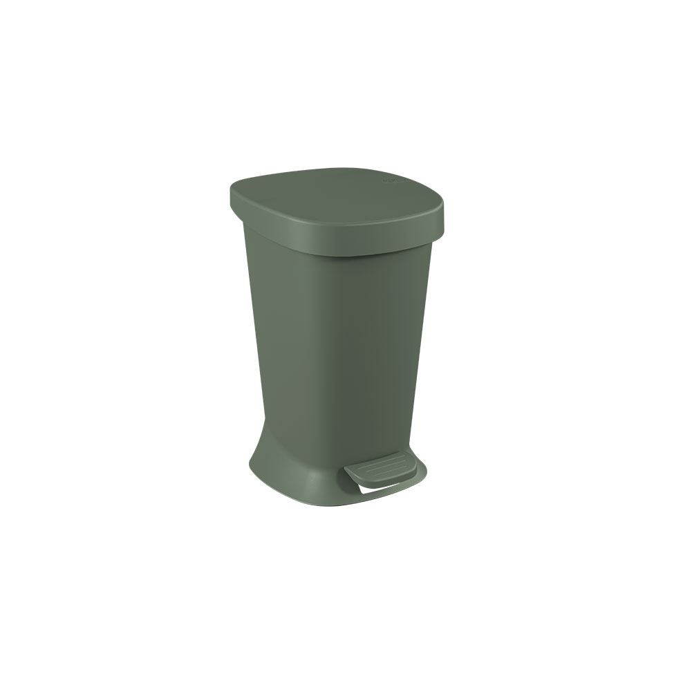 Lixeira com Pedal Flora Verde 5 L