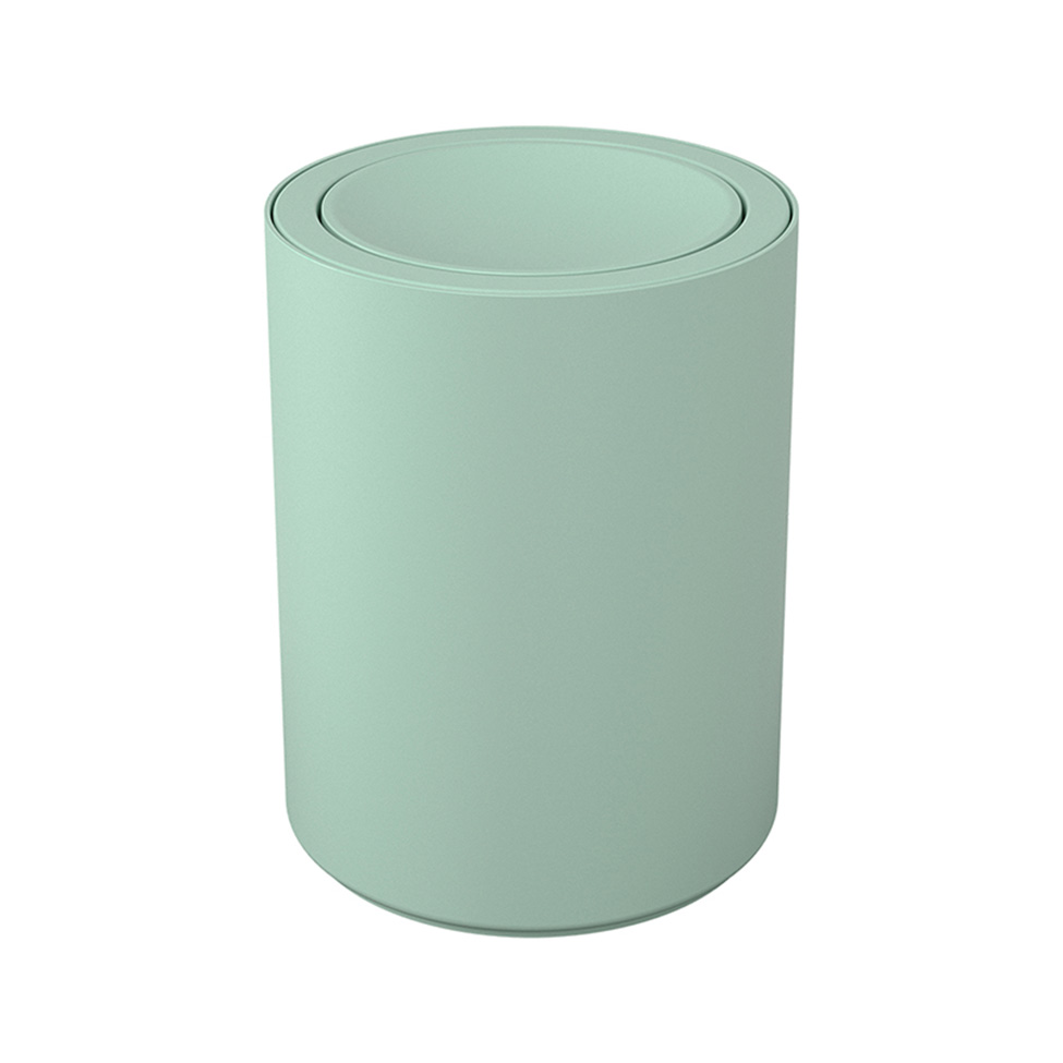 Lixeira com Tampa Basculante 1L Serene Verde