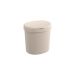 Lixeira com Tampa Flora Areia 2,5 L