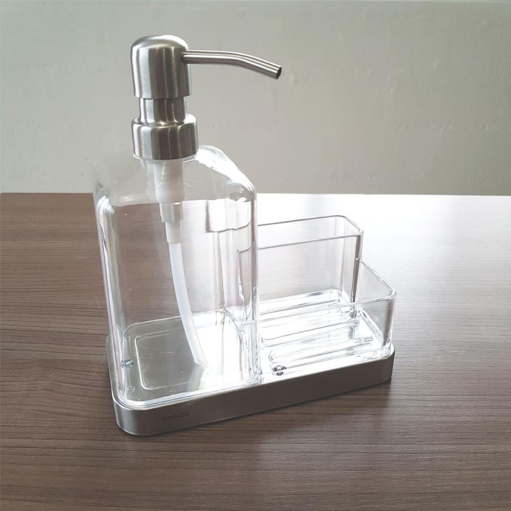 Organizador De Pia Elegance Suprema Porta Esponja Sabão