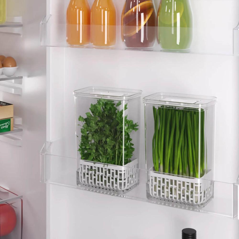 Organizador De Temperos para Geladeira Dry 2,3l Plástico Cesto Interno Conservador