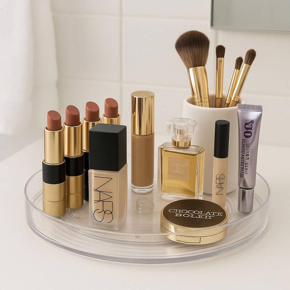 Organizador Giratório Multiuso Incolor 29x3cm Dry Coza Tempe