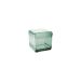 Porta-Algodão e Cotonetes Cube Verde Soft