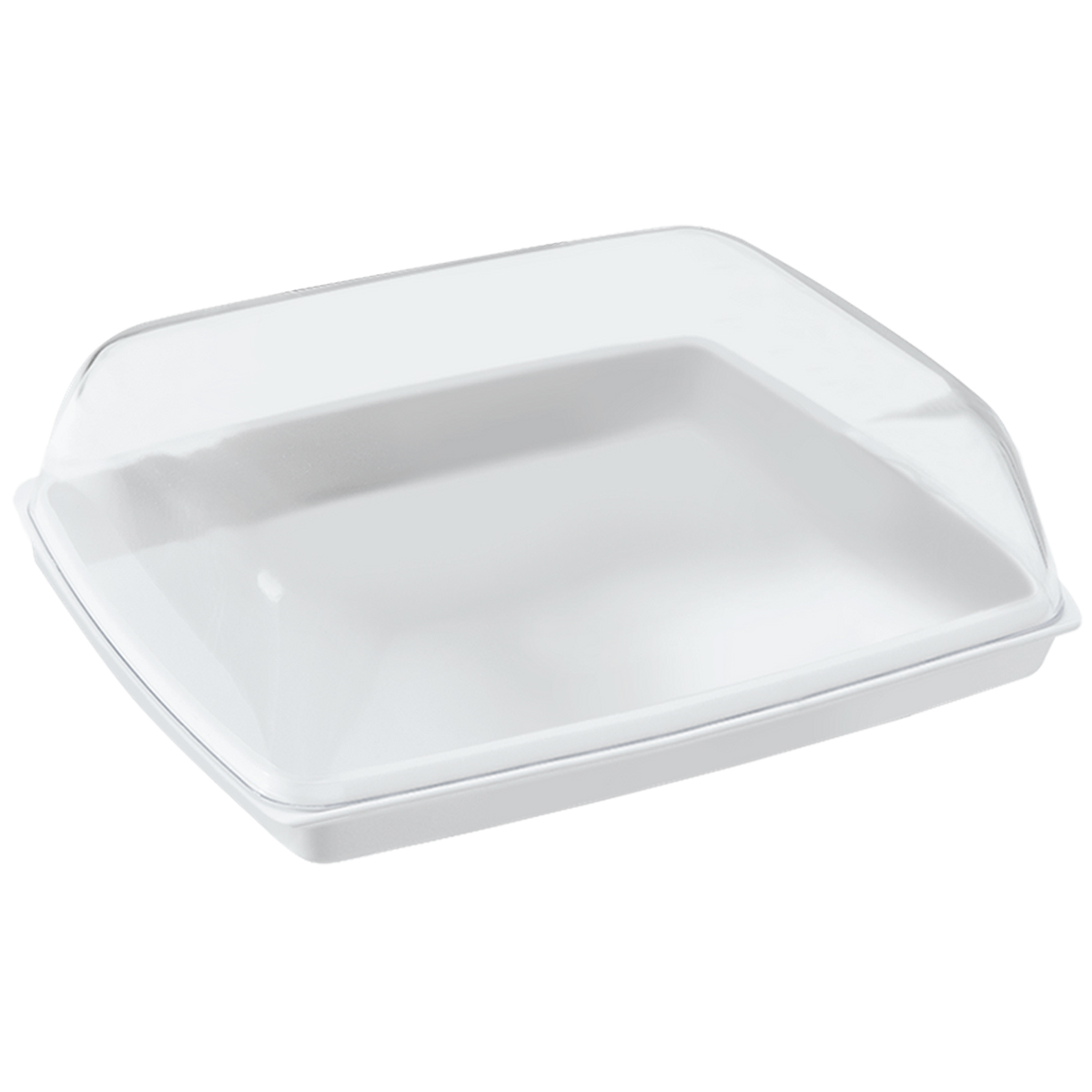 Porta Frios Com Tampa De Plástico Para Guardar Frios Coza Branco