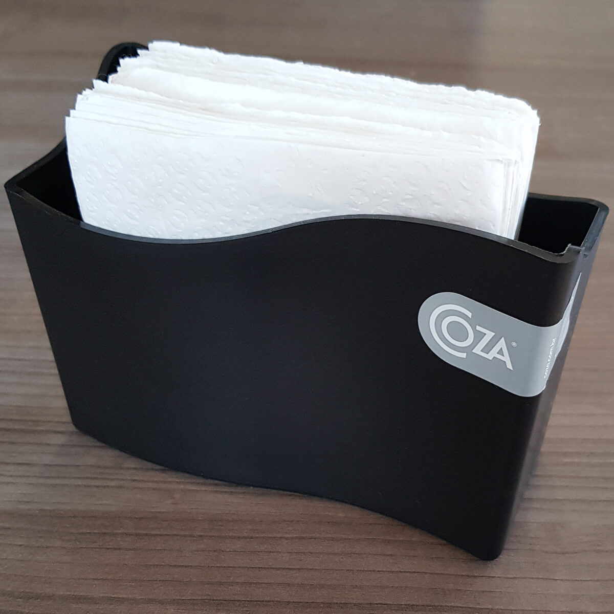 Porta Guardanapo Médio 14cm Suporte Guardanapo Mesa Restaurante Bar Brinox Preto