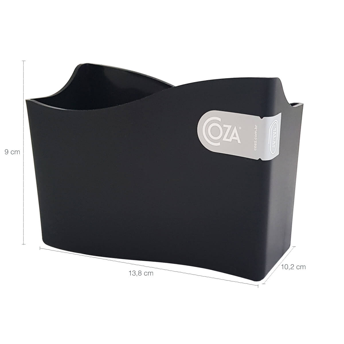 Porta Guardanapo Médio 14cm Suporte Guardanapo Mesa Restaurante Bar Brinox Preto