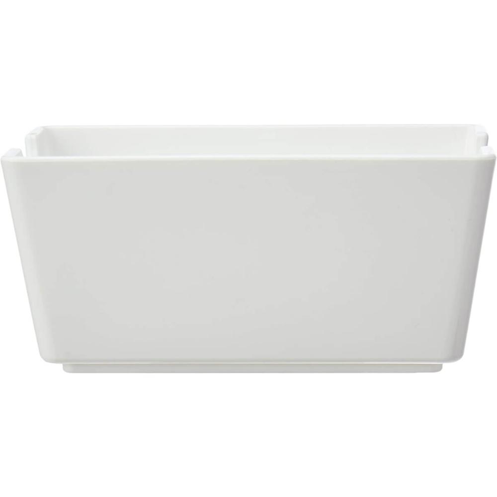 Porta Sachês Molhos Uno Coza Branco 11x6,5x5cm Suporte Organizador de Mesa Chá Açúcar