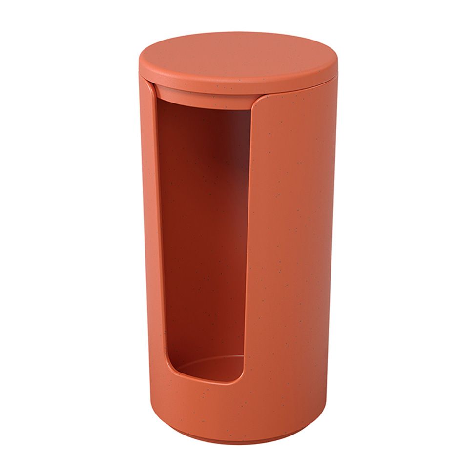 Porta-algodão em discos Serene Laranja